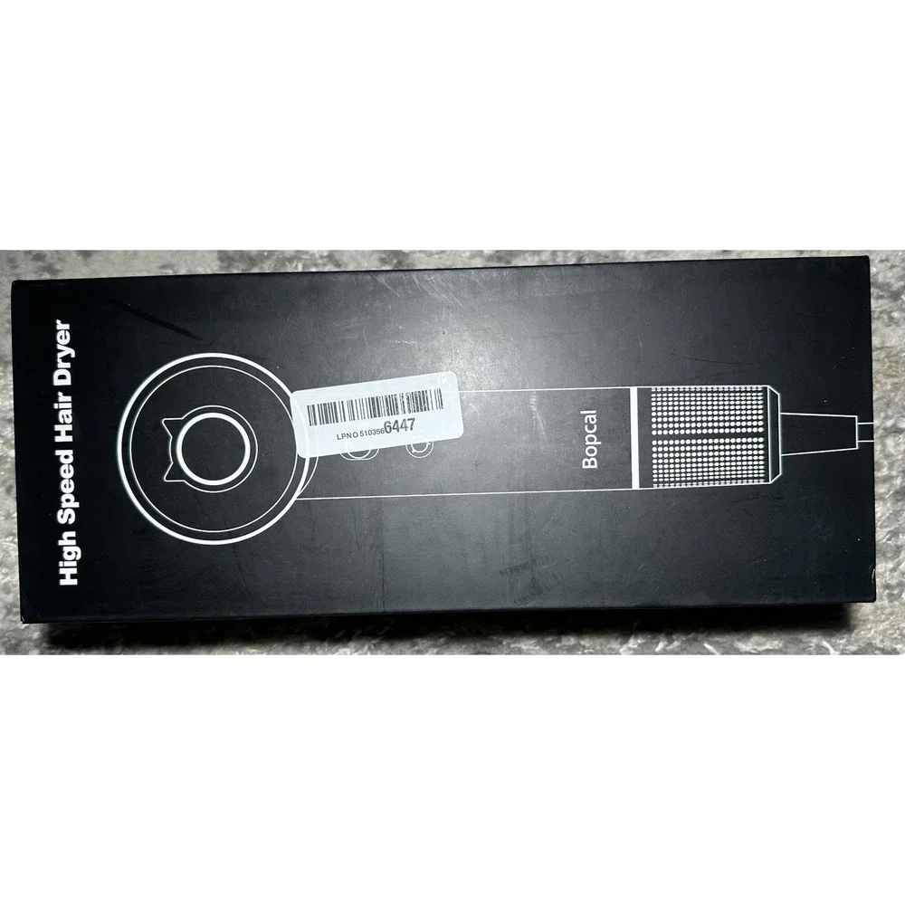 Bopcal High Speed Hair Dryer (Silver) Negative Ionic OB